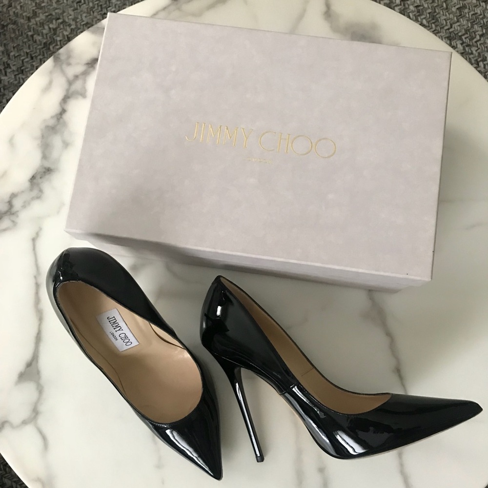 JIMMY CHOO Patent Leather Anouk